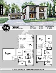 2 stockige hausplane im modernen stil fresno in 2020 haus blaupausen haus plane landhauser grundriss