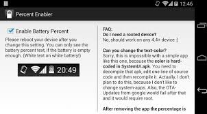 May 16, 2020 · part 2: How To Enable Battery Percentage On Android Kitkat 4 4 Without Root Naldotech