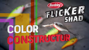 berkley flicker shads color chart fishing color chart