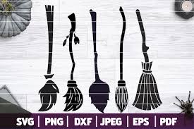 Salem Brooms Svg Halloween Witch Brooms Svg 845020 Cut Files Design Bundles