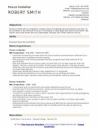 You can exchange useful blocks and symbols with other cad and bim. Fence Installer Resume Samples Qwikresume