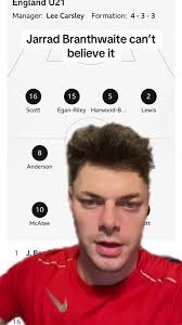 Alex Scott Unhappy England under 21