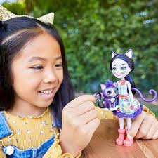 Enchantimals dolls are a group of lovable girls who have a special bond with their animal friends, and even share some of the same characteristics. Mattel Enchantimals Zestaw Lalka Ze Zwierzatkiem Ciesta Cat I Climber Sklep Damizabawki Pl