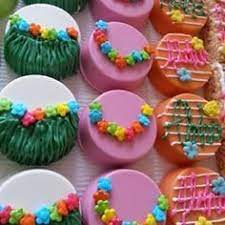 Image Result For Luau Treats Luau Desserts Chocolate Covered Cookies Oreo Treats