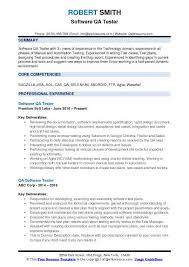This could not be more true for the class of 2020, which is entering a profoundly different economic environment with a 68. Software Qa Tester Resume Samples Qwikresume