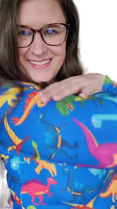 Dinosaur Dress Long Sleeve Midi Women's Party Science Frizzle Costume