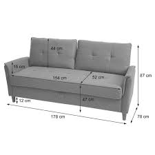 Find sofas and couches to fit every living space on ikea.ca. 3er Sofa Hwc H23 Loungesofa Dreisitzer Couch Stecksystem Staufach Stoff Textil Grau