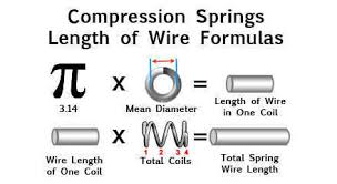 Calculate Length Of Coiled Spring Wire Quality Spring