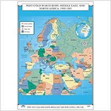 Map of europe and middle east countries; Post War Europe Middle East North Africa U S History Wall Maps Kappa Map Group 9780762549894 Amazon Com Books