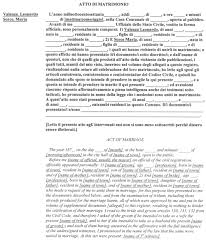 Here is preview of a free birth certificate template created as pdf. Italian Marriage Document Translations Familysearch