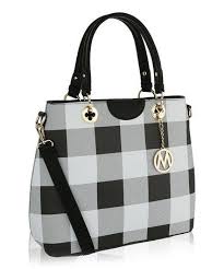 Black And White Bag Images Look At This Zulilyfind Black White Buffalo Check Satchel Zulilyfinds Fendi Purses Women Bags Fashion Handbag Shopping