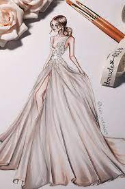 27 Bridal Ideas From Popular Dress Designers Wedding Forward Fashion Illustration Dresses Wedding Dress Sketches Illustration Fashion Design