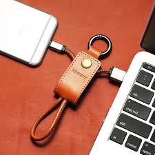 Leather Keychain Lightning Cable Leather Keychain Iphone Cord Iphone Cable