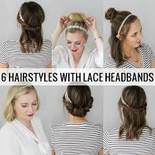 The headband styles have for a long time been considered to be kids only styles, but they. 6 Hairstyles With Lace Headbands