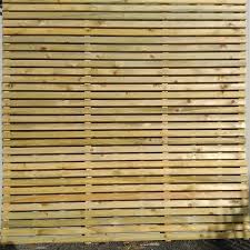 This fence panel features (3) 2x3 stud grade backer rails for stability. Pressure Treated Slatted Fence Panels Slatted Screen Fencing