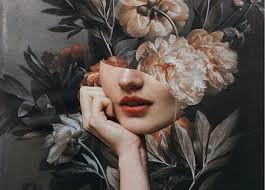 floral collages surealism art aesthetic art surreal art