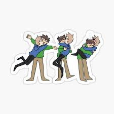 Yes, i know, i ship edd x tom >_> deal with it. Eddsworld Sticker By Plantgutz Redbubble