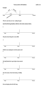 Tenses Practice With Timelines 1 Eslflow