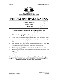 Kemahiran sintaksis (10 markah) menggabungkan ayat : Pt3 English Paper 1 Leisure Sports