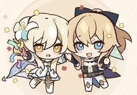 The wonhobby 33 exhibition showcased three nendoroids from the increasingly popular gacha game genshin impact, including a new. Genshin Impact Official Art Lumine Jean Chibi Chibi Anime Art