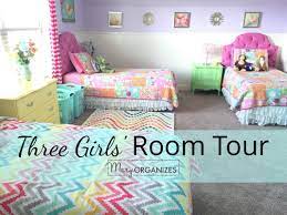 Black,red,pink bedroom | bedroom's i fancy | sister room, kids. 3 Girls Shared Bedroom Tour Creatingmaryshome Com