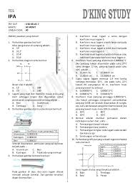 Soal akm ipa smp dan pembahasannya / kumpulan contoh soal: Soal Ukk Ipa Smp Kelas Vii 2015 2016
