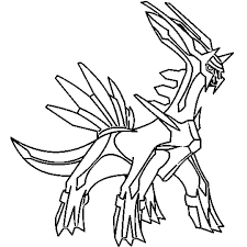 Coloriage Pok Eacute Mon Dialga En Ligne Gratuit Agrave Imprimer Coloriage Pokemon Coloriage Pokemon Legendaire Coloriage