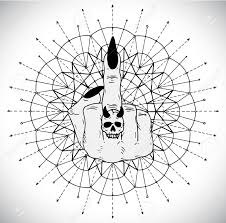 The best selection of royalty free middle finger vector art, graphics and stock illustrations. Middle Finger Fuck You Concept Against Mystic Circle Background Royalty Free Cliparts Vectors And Stock Illustration Image 108568742