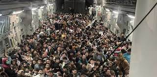 The kabul airport is engulfed in chaos as people try to flee, and they realize they've the firing was only done to defuse the chaos. hundreds of afghans have jammed the airport trying to get out of the. 5hupngegd1bg M