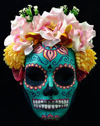 Image Result For Dia De Los Muertos Mask Mexican Mask Paper Mache Mask Sugar Skull Art