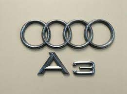 Oem Audi A3 Rear Emblem Logo Badge Oem Original Factory Genuine Sign Chrome Audioemfactory Emblem Logo Audi A3 Emblems