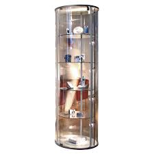 Glass cabinet provides an aesthetic and decorative purpose wherever we find them. Glass Display Cabinet 1 Convex Hinged Door Kaiser Kraft International