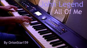 John Legend All Of Me Piano Instrumental Cover Youtube