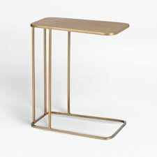 Siena C Table Reviews Crate And Barrel In 2020 C Table Table End Tables