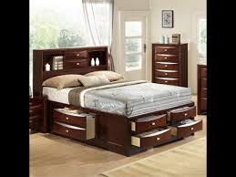 Black modern luxury bedroom with storage platform bed. Round Hill Furniture Queen Storage Bed Emily B11sqhf Unboxing Assembly Install Youtube