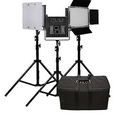 Led Video Light Gvm 672s Cri97 Tlci97 18500lux Dimmable Bi Color 3200k 5600k Light With Digita Video Lighting Light Photography Portrait Photography Lighting