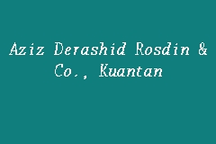 Here's the list of the lawyer: Aziz Derashid Rosdin Co Kuantan Law Firm In Kuantan