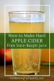 How To Make Hard Apple Cider From Juice Fermenting For Foodies
