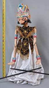 Puppet master (dalang) and master carver m. Wayang Golek Rod Puppet Keriscollection