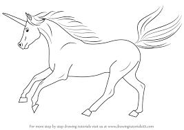 Learn How To Draw A Unicorn Unicorns Step By Step Drawing Tutorials Unicorn Illustration Unicorn Drawing Drawings