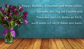 Geburtstagswunsche Und Spruche Fur Die Schwester