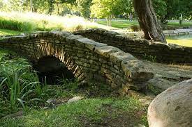 Stone Bridge Landscape Stone Bridge Garden Bridge
