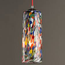 Colorful Glass Cylinder Pendant Light Glass Cylinder Pendant Light Colorful Pendant Light Pendant Light