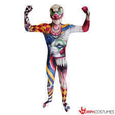 De verdrietige ui · freddy de killer clown · het dino ei. Clown Morphsuit Kind