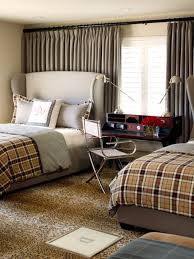 Textured pieces, such as a leather pouf and faux fur pillow, add charm while the color scheme. 37 Unique And Super Colourful Bedroom Curtain Designs And Ideas Interiorsherpa