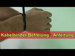 hande aus kabelbinder befreien anleitung kabelbinder befreiung bei gefesselten handen entfesseln youtube kabelbinder anleitungen kabel