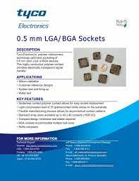 Our targeted united states business database gives you complete access to marketing information to reach your target audience via telephone, email, or mail and flawlessly execute your marketing strategies. 0 5 Mm Lga Bga Sockets