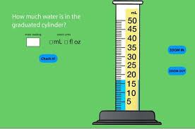 Interactive Activity Reading A Graduated Cylinder Find How Much Water Is In The Graduated Cylinder Htt Physical Science Math Measurement Science Resources