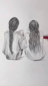 desenho para colorir de melhores amigas tumblr