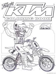 With a youth rider in full safety gear. Dirt Bike Coloring Pages Freestyle Coloring4free Coloring4free Com